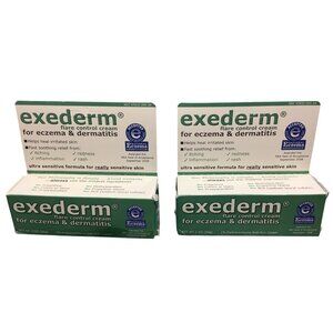 2 Exederm Flare Control Cream 2oz For Eczema & Dermatitis Expires 06/2027